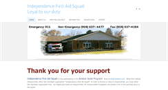 Desktop Screenshot of independencefirstaidsquad.com